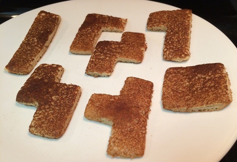 How to Make Fluffy Tetris Pancakes