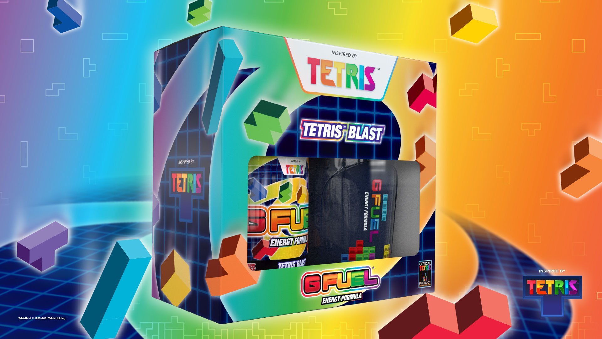 Celebrate World Tetris Day With G FUEL's New Tetris Blast Energy Drink